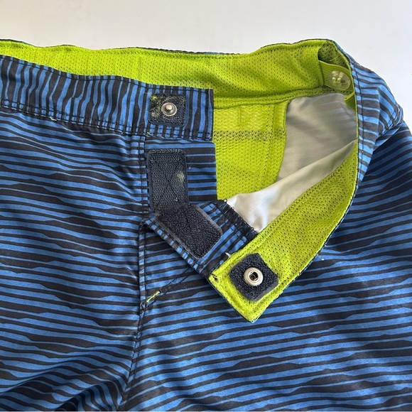 North Face Swim Board Shorts Adjustable Waist Trunks Quick Dry Blue Size 10/12 - Picture 1 of 9